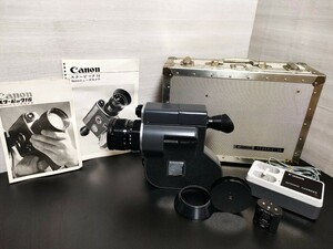 A140/ Canon キャノン SCOOPIC-16 スクーピック バッテリー+充電器+取説+専用ケース付き16mm ムービーカメラ シネマカメラ【動作未確認】