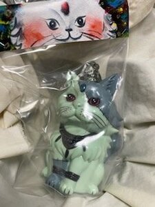 ◎ くいだおれトイ ししまるもも ニャンゼオン NYANZEON フィギュア ソフビ フランケン 現状品