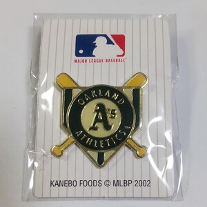 送料140円～ As ATHLETICS オークランド・アスレチックス MLB ピンバッジ メジャーリーグベースボール検 非売品 ピンバッチ ピンズ NEWERA