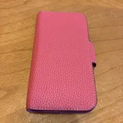 BONAVENTURA ピンク 手帳型スマホケース レザー