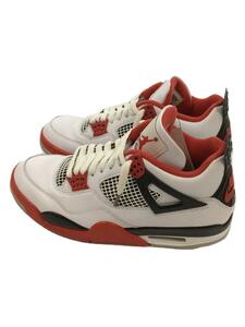 NIKE◆AIR JORDAN 4 RETRO OG_エアジョーダン 4 レトロ OG/27.5cm/WHT