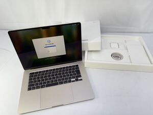 Apple Mac Book Air 2024 15インチ M3チップ SSD256GB メモリ8GB MRYR3J/A A3114 限定保証期間内 中古品