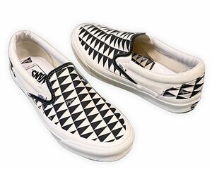 バンズ ヴォルト ピルグリムサーフ スリッポン VANS Vault OG Pilgrim Surf+Supply Pennant checker Slip-On 27.0 [ta-1281]