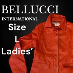 BELLUCCI  INTERNATIONAL ラムレザージャケットレディース