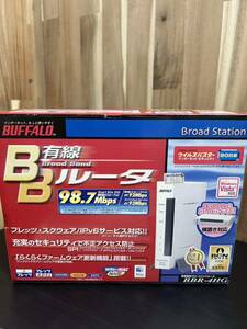 未使用　BUFFARO BB有線ルーター98.7Mbps