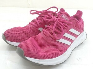 ◇ adidas アディダス FALCONRUN F36219 スニーカー シューズ サイズ24cm ピンク系 レディース