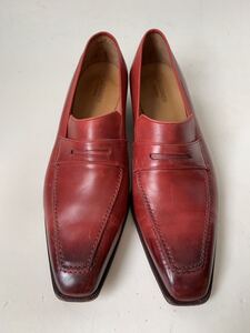 MEERMIN レザースリッポン size5 靴 革靴 赤茶 レザーシューズ ローファー メルミン