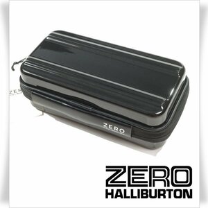 新品1円～★ZERO HALLIBURTON ゼロハリバートン アメニティケース ポーチ ブラック 黒 ポリカーボネート 正規店本物 ◆3491◆