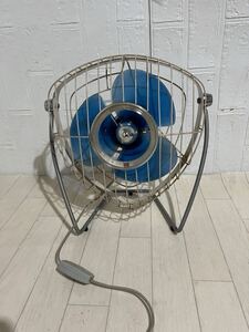 ☆ 再　HITACHI 日立　DESK FAN D-496 卓上扇風機 動作確認済 昭和レトロ　アンティーク　現状品☆