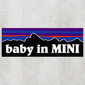 P【baby in MINI/ベビーインミニ】マグネットステッカー