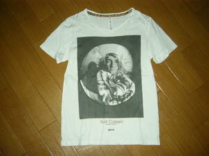 glamb グラム × カートコバーン Kurt Cobain フォトTシャツ 1 白 カットソー