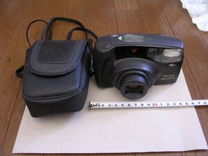■Pentax zoom105-R フィルムカメラ 38-105mm 純正ソフトケースつき 動作品(フィルム装填確証提示)JUNK扱い