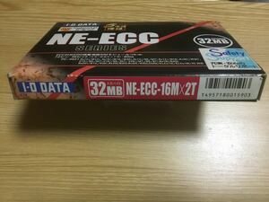 ◇I-O DATA PC-9821シリーズ 増設SIMモジュール NE-ECC-16M×2T 32MB(16MB×2) 箱説付 動作未確認