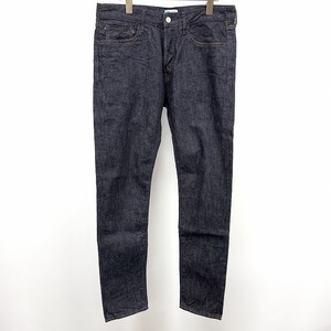 ジャパンブルー JAPAN BLUE JEANS デニム パンツ ジーンズ セルビッチ ボタンフライ 牛側パッチ 日本製 綿100% 33 ネイビー 紺×青 メンズ