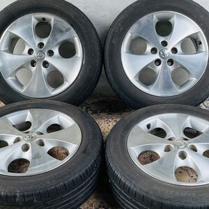 溝有。TOYOTA アルファード10系 純正17インチ7J+45 114.3/5H DAYTON 215/60R17ラジアル4本。C-HR 20系アルファードエスティマ。18 年式。