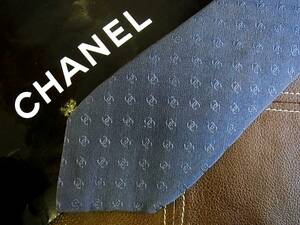 ●5-2324●在庫処分SALE●シャネル【CHANEL】 総ＣＣロゴ柄 ネクタイ★