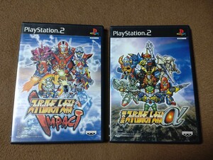 2本セット PS2 スーパーロボット大戦 IMPACT ＆ 第２次 スーパーロボット大戦 α 中古