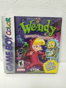 Wendy　Every Witch Way　ウェンディ　新品未開封品　※難あり　WayForward　ゲームボーイカラー用ソフト　海外　北米