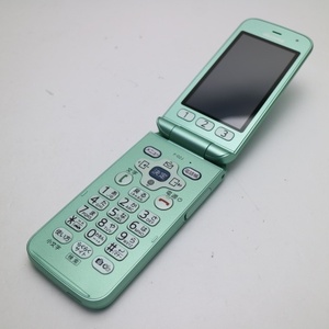 新品同様 F-02J らくらくホン ミントグリーン 即日発送 ガラケー DoCoMo 富士通 本体 白ロム あすつく 土日祝発送OK