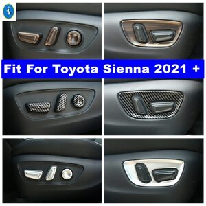 大人気 Toyota sienna ウッドグレインルック マット/カーボンファイバー 調節可能なボタンパネルカバー 9タイプ