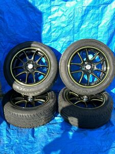 KYOWA RACING ホイール タイヤ ブリッジストーン205/50R16 87W 16X7JJ POTENZA 4穴　　値下げ