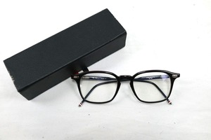 THOM BROWNE トムブラウンTB-406-A-BLK-51 ブラックｘトリコロール サングラス メガネ 眼鏡