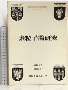 18 素粒子論研究 63巻3号 1981年6月 素粒子論グループ ハドロンの深部構造 重イオン核反応における輸送現象