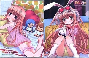 ロウきゅーぶ SS C89 描き下ろし 抱き枕カバー 購入 特典 A4 クリアファイル セット 袴田ひなた コミケ89 カーテン魂 コミックマーケット89