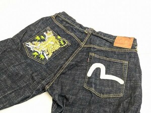 M262-N37-2170 EVISU エビス ジーンズ デニムパンツ トラ刺繍 W40×L35 現状品3