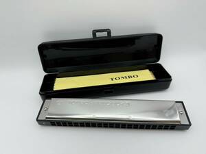 ★ １円スタート　TOMBO　トンボ　ハーモニカ　ハモニカ　21　ケース付き　HARMONICA