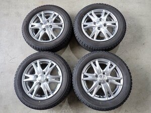 YS9294【送料無料155/65R13】ライフ ゼスト オッティ ekワゴンなどに 中古スタッドレスセット ★13×4J 100/4H ET43★