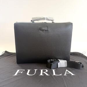 【新品未使用】FURLA フルラ ビジネス キャリーオン トラベル ボストン