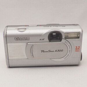 キャノン PowerShot A300 本体 単3電池 デジカメ CANON ジャンク品 管17807