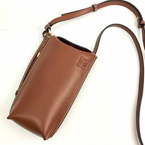 ｔ）ロエベ LOEWE ゲートポケット ショルダーバッグ 109.30.Z42 スペイン製 鞄 ブランド品 中古 ※保存袋有り 角擦れ有り