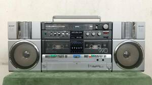 ラジカセ　SHARP シャープ　 MR-990　 STEREO MELODY　 DOUBLE CASSETTE　 MELODY SEACHER　 FM/AM　レトロ　オーディオ　ラジオカセット