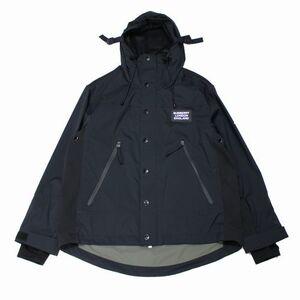 BURBERRY バーバリー Logo Applique Technical Twill Hooded Jacket マウンテンパーカー ジャケット XS ブラック