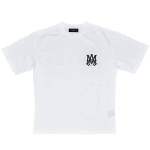 [並行輸入品] AMIRI アミリ MA CORE ロゴ 半袖 Tシャツ (ホワイト) (S)