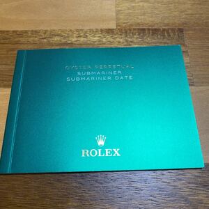 2086【希少必見】ロレックス サブマリーナ 冊子 取扱説明書 2018年度版 ROLEX SUBMARINER