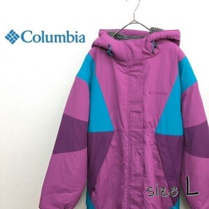 NZ1196●Columbia : PL3068 FALL PEAK WOMEN●L●パープル 定価￥19440- コロンビア 裏ボア フォールピーク ウィメンズジャケット