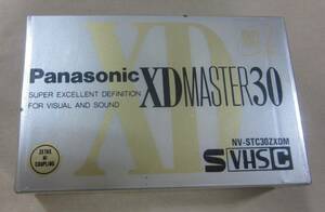 同梱可・特売品 S-VHSCテープ Panasonic XD MASTER30 未使用保管品