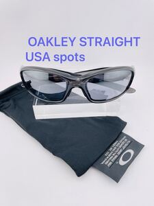 QA24 OAKLEY STRAIGHT オークリー　メガネ　サングラス　USA製　ランニング　スポーツ　美品　ストレート　