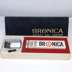 【ヴィンテージライター】BRONICA ガスライター 出光ロゴ ジャンク レトロ