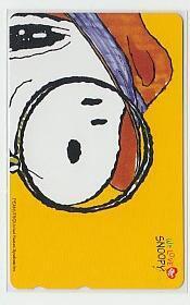 9-s866 スヌーピー WE LOVE SNOOPY テレカ