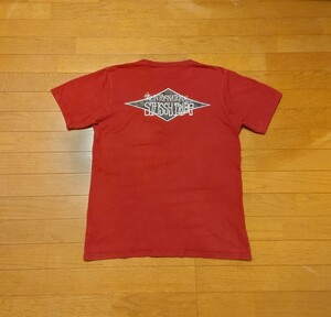 STUSSY　ステューシー　OLD　古着　00ｓ　Tシャツ　ワインレッド　2109240000000001