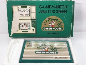 任天堂　ゲームウォッチ　グリーンハウス　Nintendo GAME&WATCH　GREEN HOUSE GH-54　補足欄参照　レトロ　ビンテージ　1円スタート★S