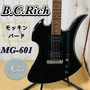 美品 B.C.Rich MG-601 モッキンバード エレキギター ブラック ビーシーリッチ 本体のみ 送料無料 