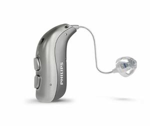 02) PHILIPS HearLink9030 MNR T R ミニRITE 耳かけ型 充電式補聴器 両耳 AI搭載 最高級 美品動作確認済み