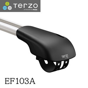 Terzo テルッツォ by PIAA ベースキャリア フット 4個入 ルーフレールタイプ ブラック エアロバー用 ロック付 EF103A ピア