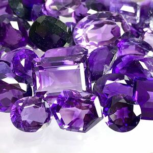 (天然アメジストおまとめ300ct)m ルース 裸石 宝石 ジュエリー jewelry アメジスト amethyst i②