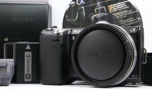 【 実用品 | 動作保証 】 SONY α NEX-5N ボディ ブラック 【 予備の互換バッテリー 追加付属 】